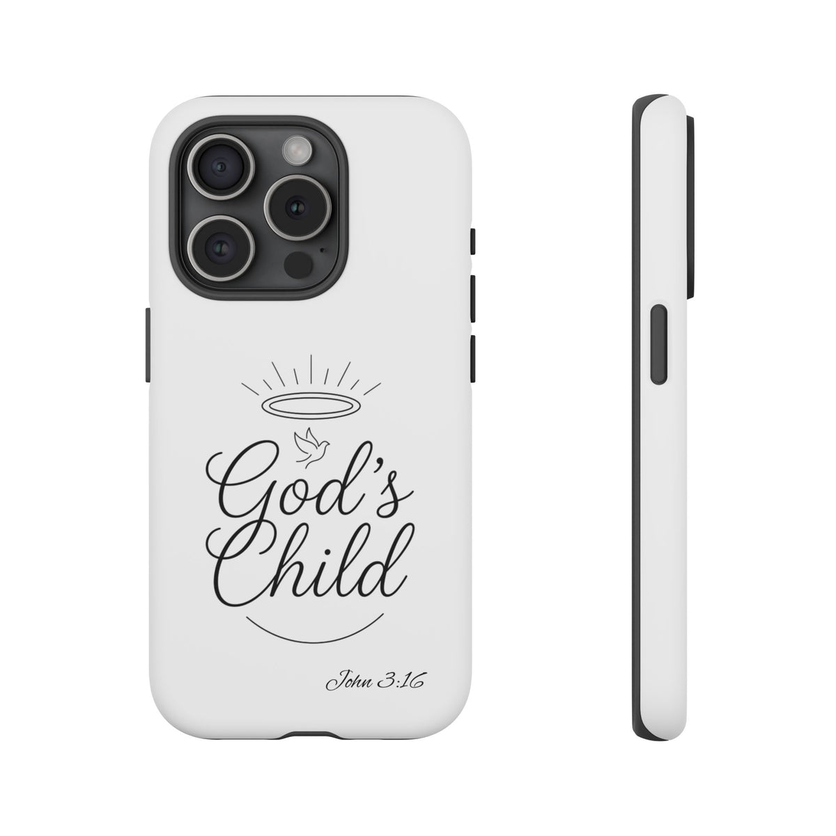 God’s Child Phone Case — Christian Scripture John 3:16 Religious iPhone Case