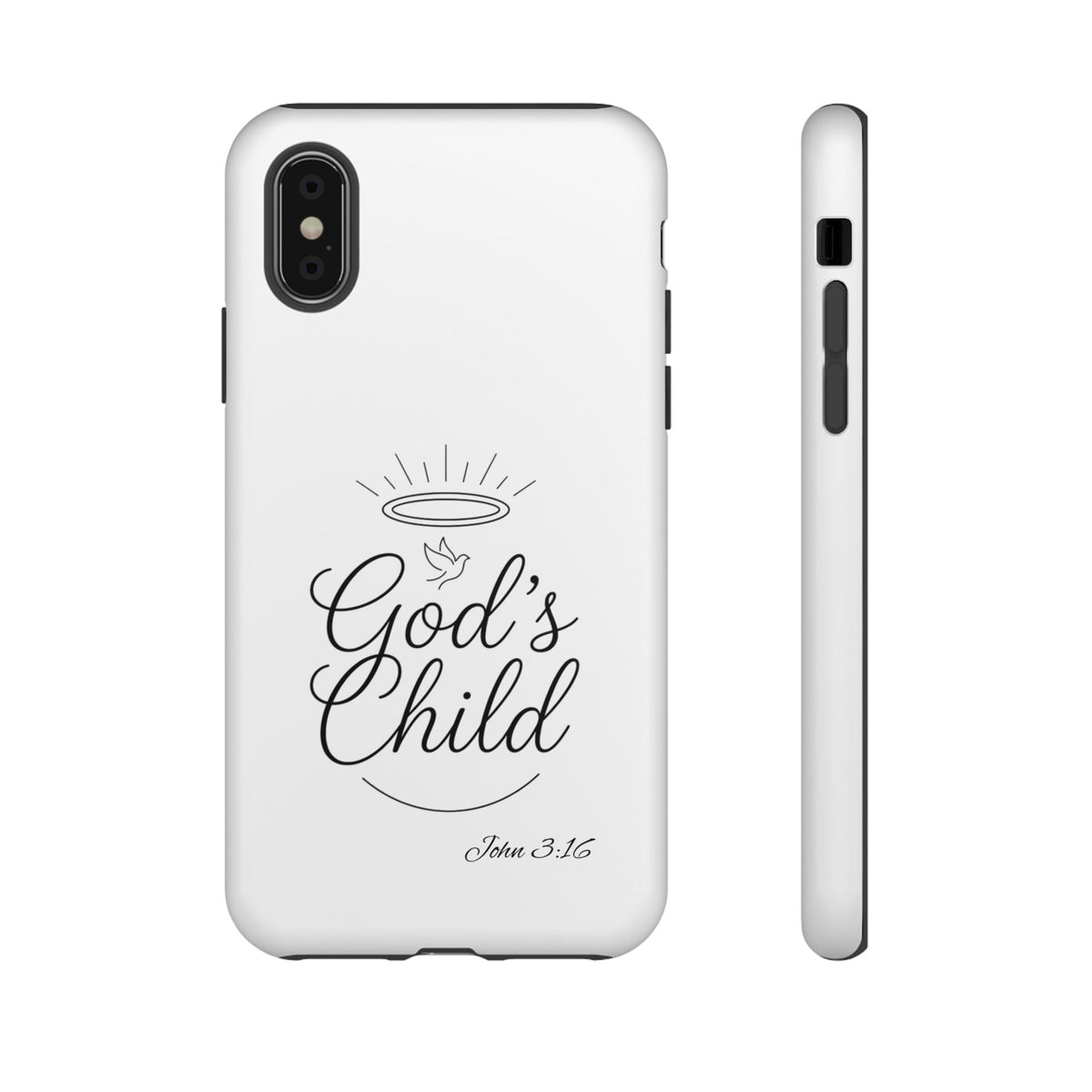 God’s Child Phone Case — Christian Scripture John 3:16 Religious iPhone Case