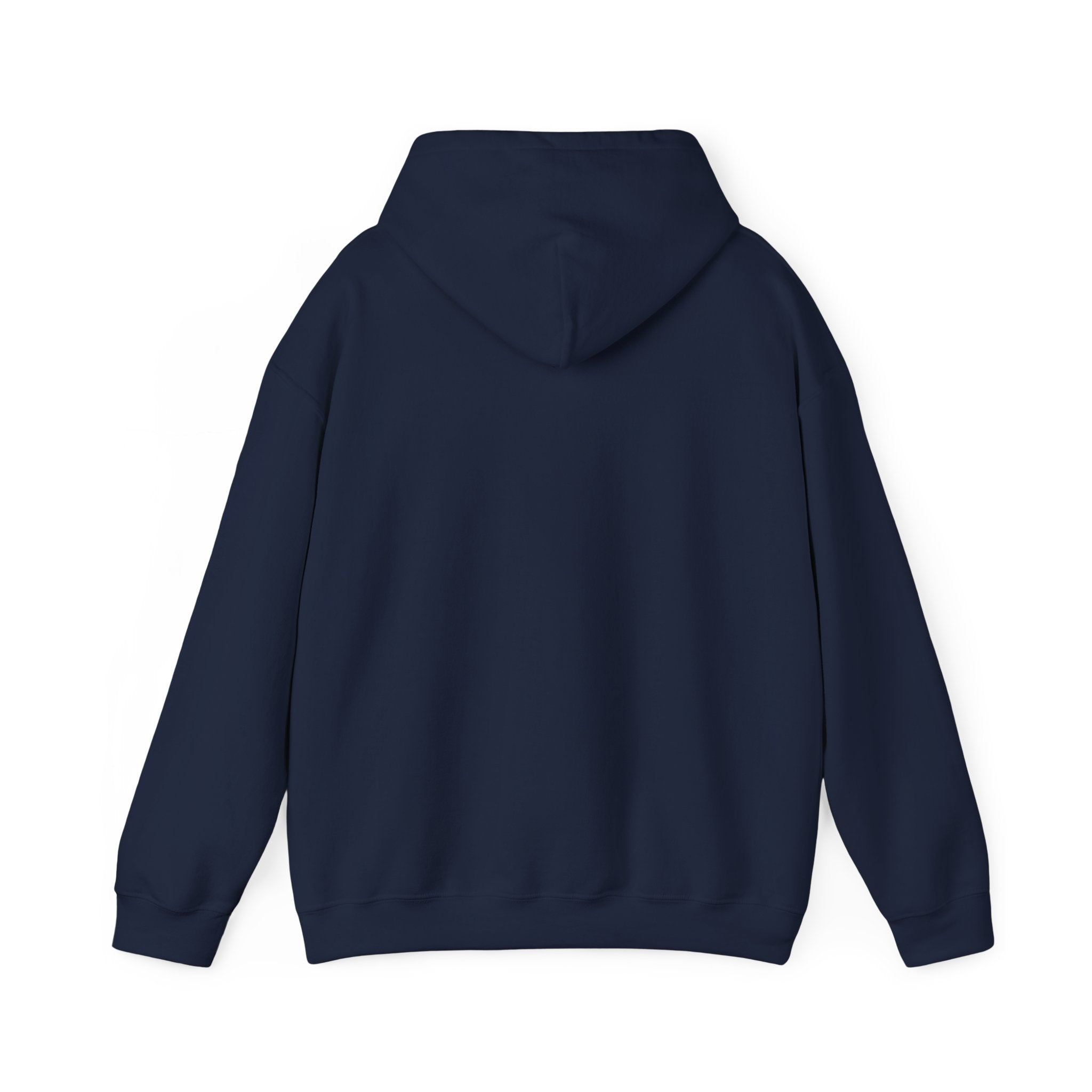 Cross Minimalist Hoodie — Small Chest Cross Religious Pullover