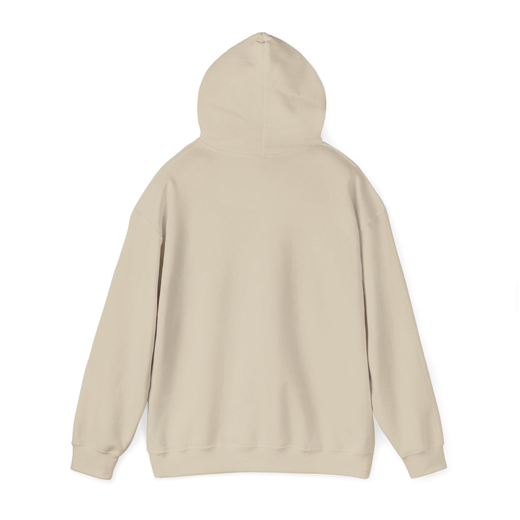 Cross Minimalist Hoodie — Small Chest Cross Religious Pullover