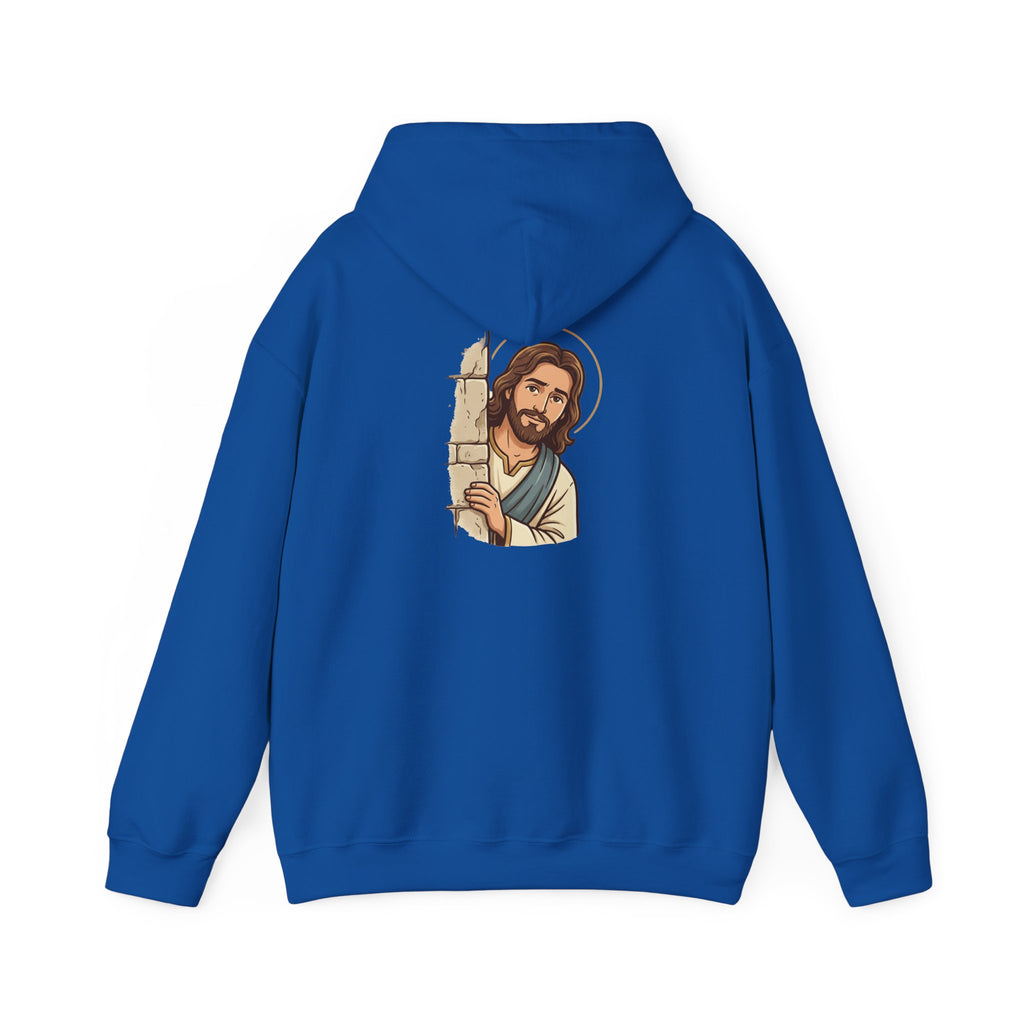 Would Jesus Do That? Hoodie — Minimal Faith Statement Pullover