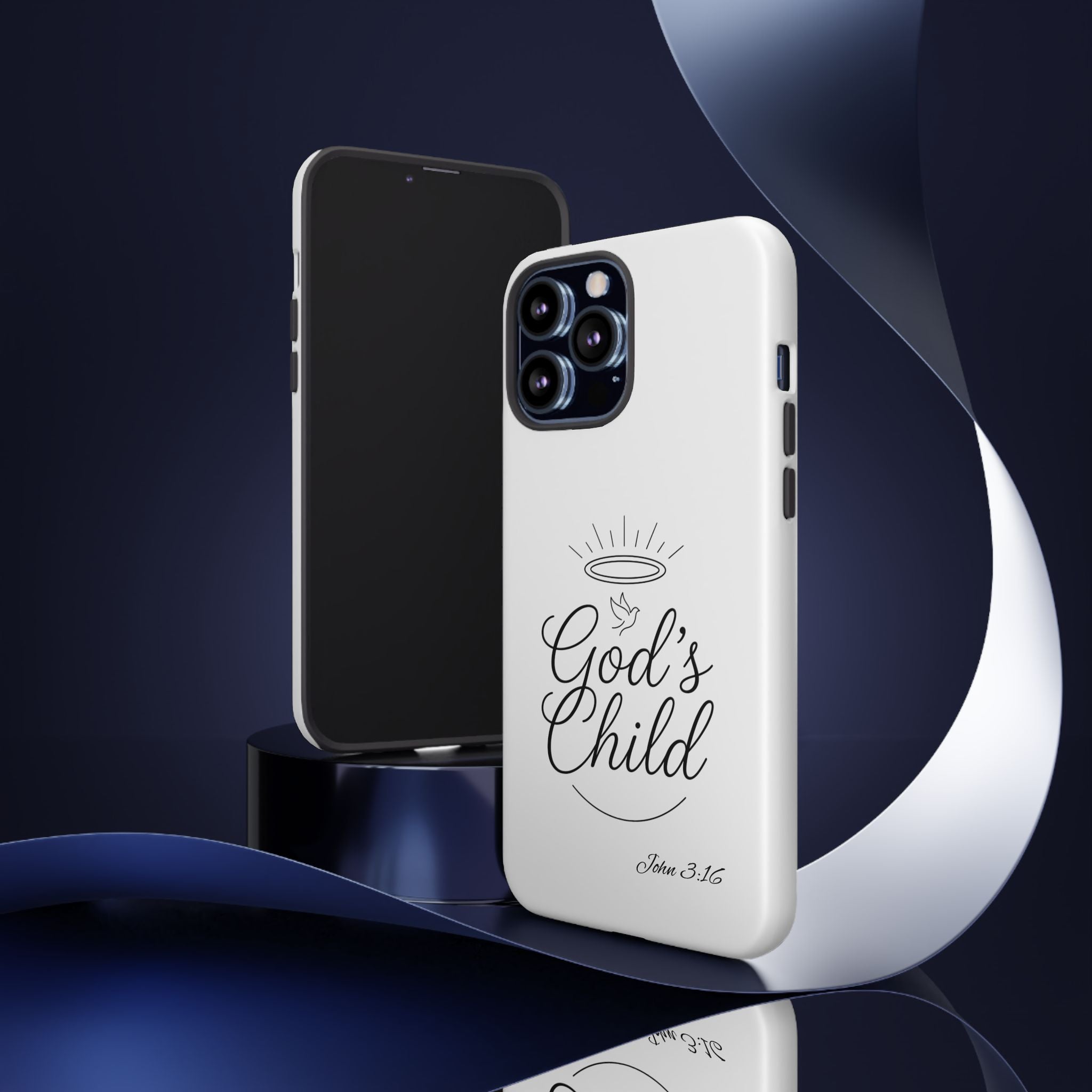 God’s Child Phone Case — Christian Scripture John 3:16 Religious iPhone Case
