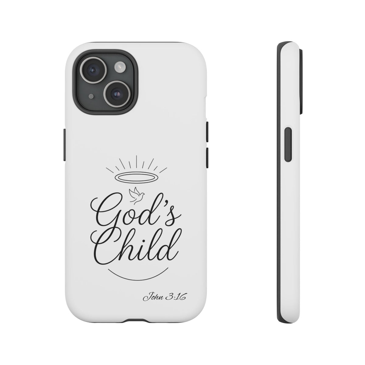 God’s Child Phone Case — Christian Scripture John 3:16 Religious iPhone Case