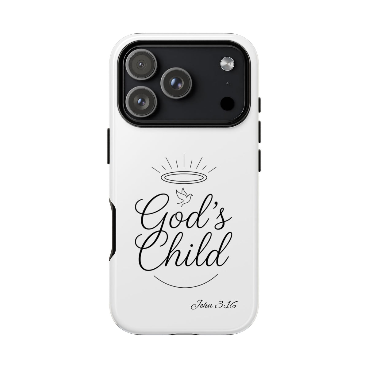 God’s Child Phone Case — Christian Scripture John 3:16 Religious iPhone Case