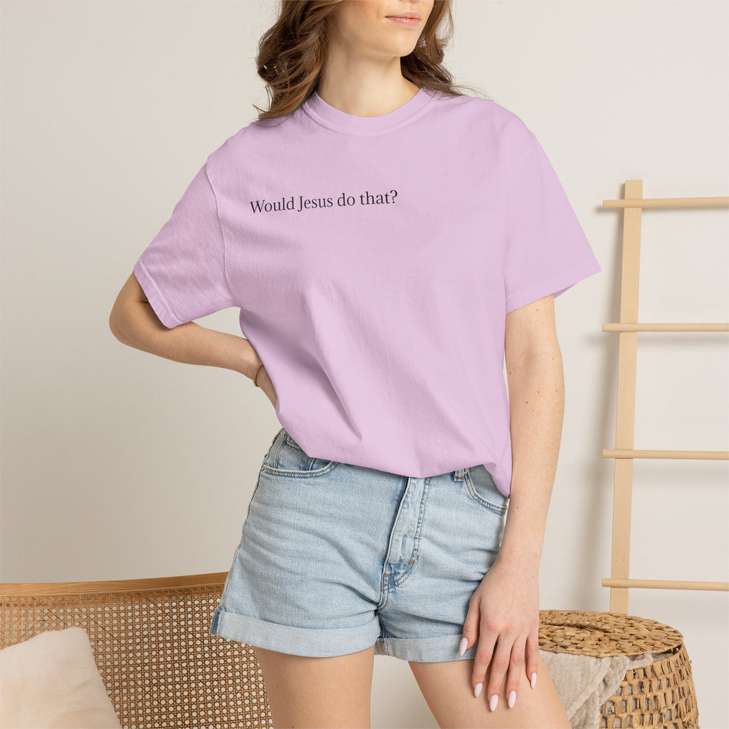 Jesus Peeking T‑Shirt — "Would Jesus do that?" Christian Graphic Tee
