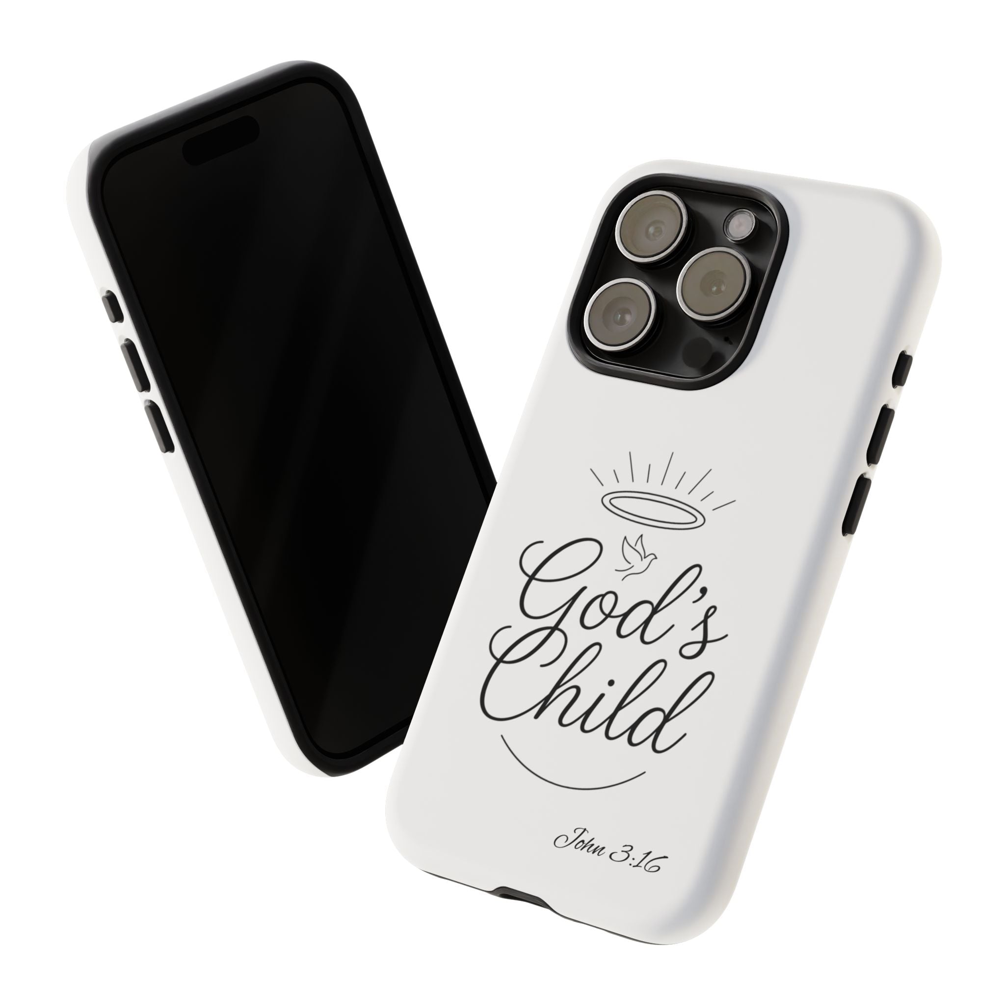 God’s Child Phone Case — Christian Scripture John 3:16 Religious iPhone Case