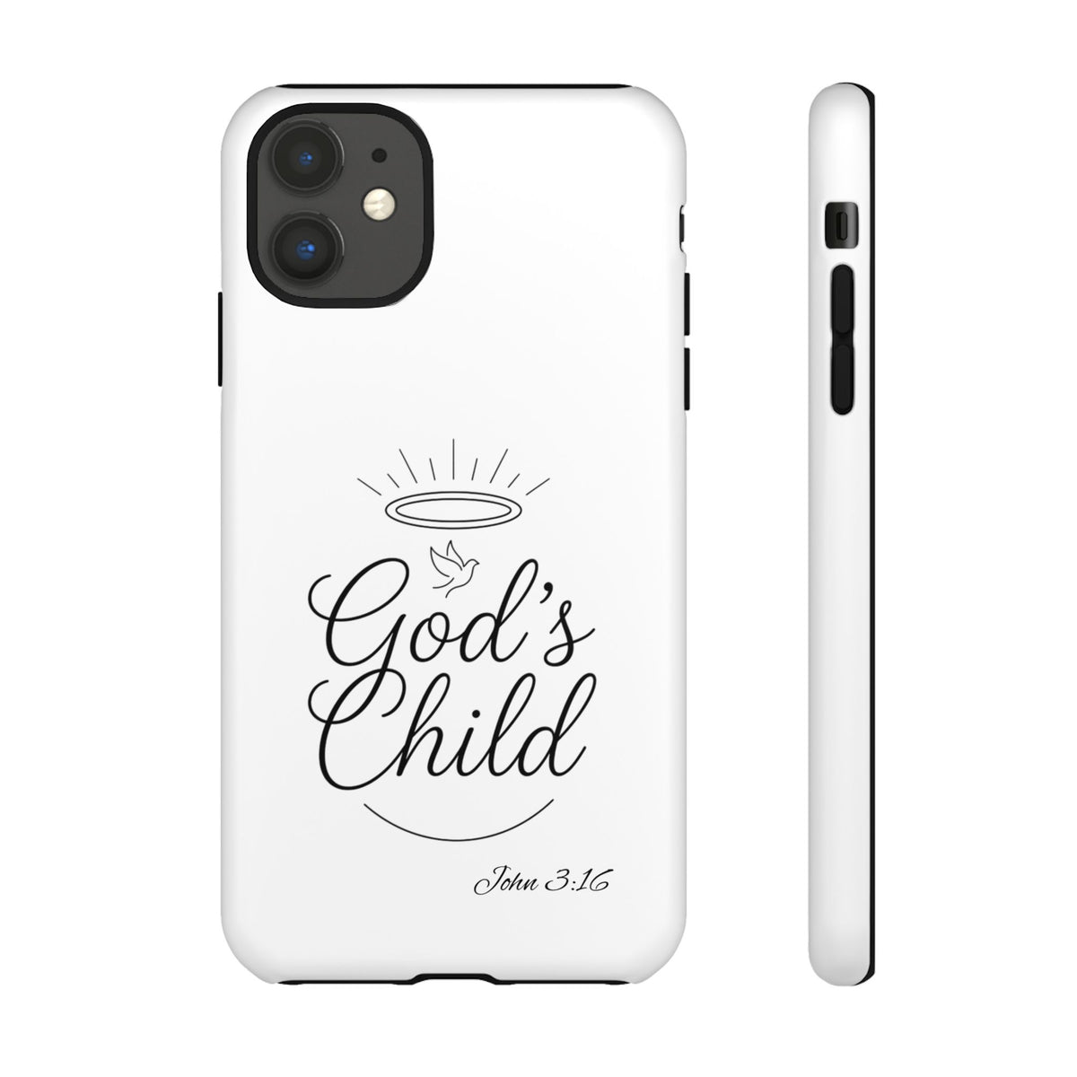 God’s Child Phone Case — Christian Scripture John 3:16 Religious iPhone Case