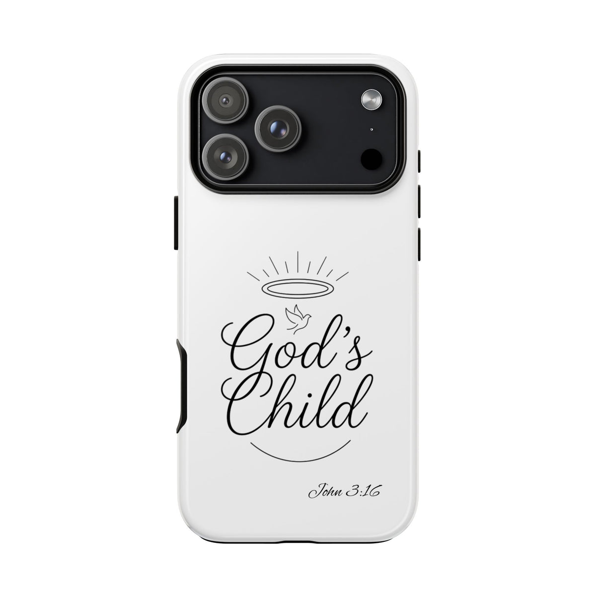 God’s Child Phone Case — Christian Scripture John 3:16 Religious iPhone Case