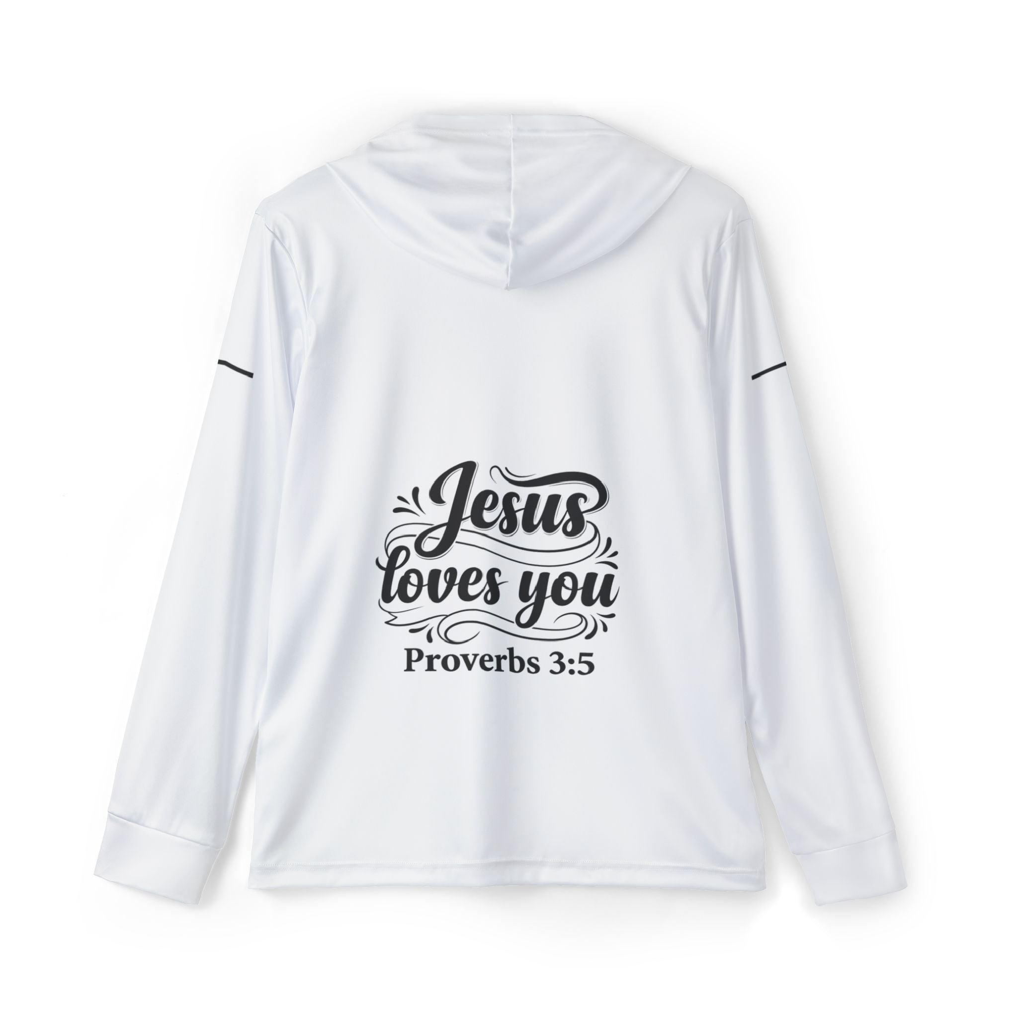 Jesus Loves You Hoodie — 'Check Back for Good News' Christian Sports Warmup