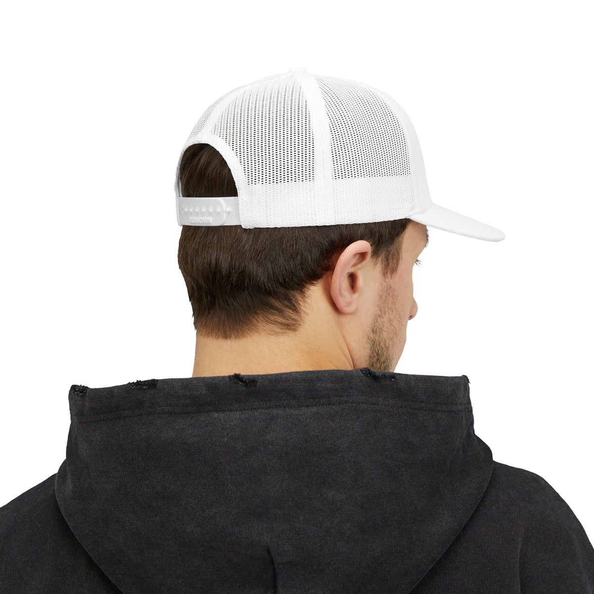 Jesus Fashion Co. Embroidered Trucker Cap — 'What Your Faith' Snapback Hat