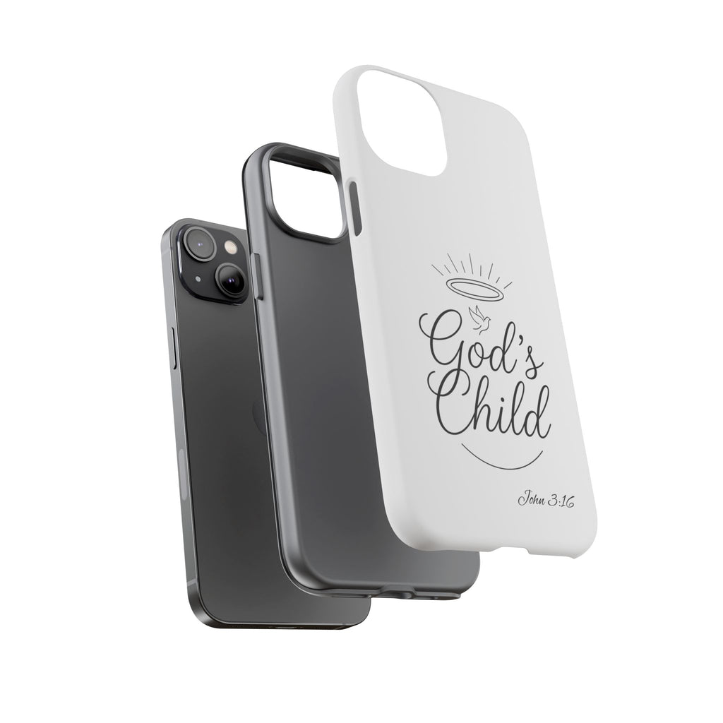 God’s Child Phone Case — Christian Scripture John 3:16 Religious iPhone Case