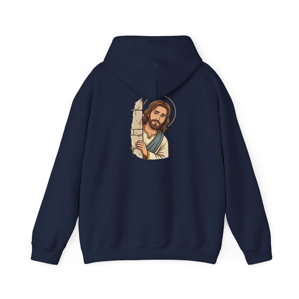 Would Jesus Do That? Hoodie — Minimal Faith Statement Pullover