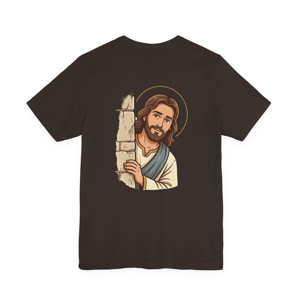 Would Jesus Do That? T‑Shirt — Minimal Faith Graphic Tee