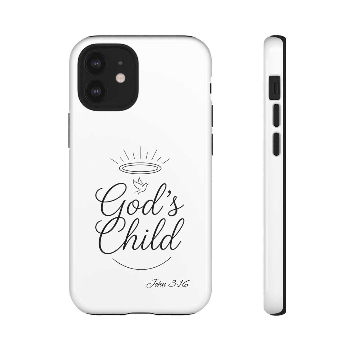 God’s Child Phone Case — Christian Scripture John 3:16 Religious iPhone Case