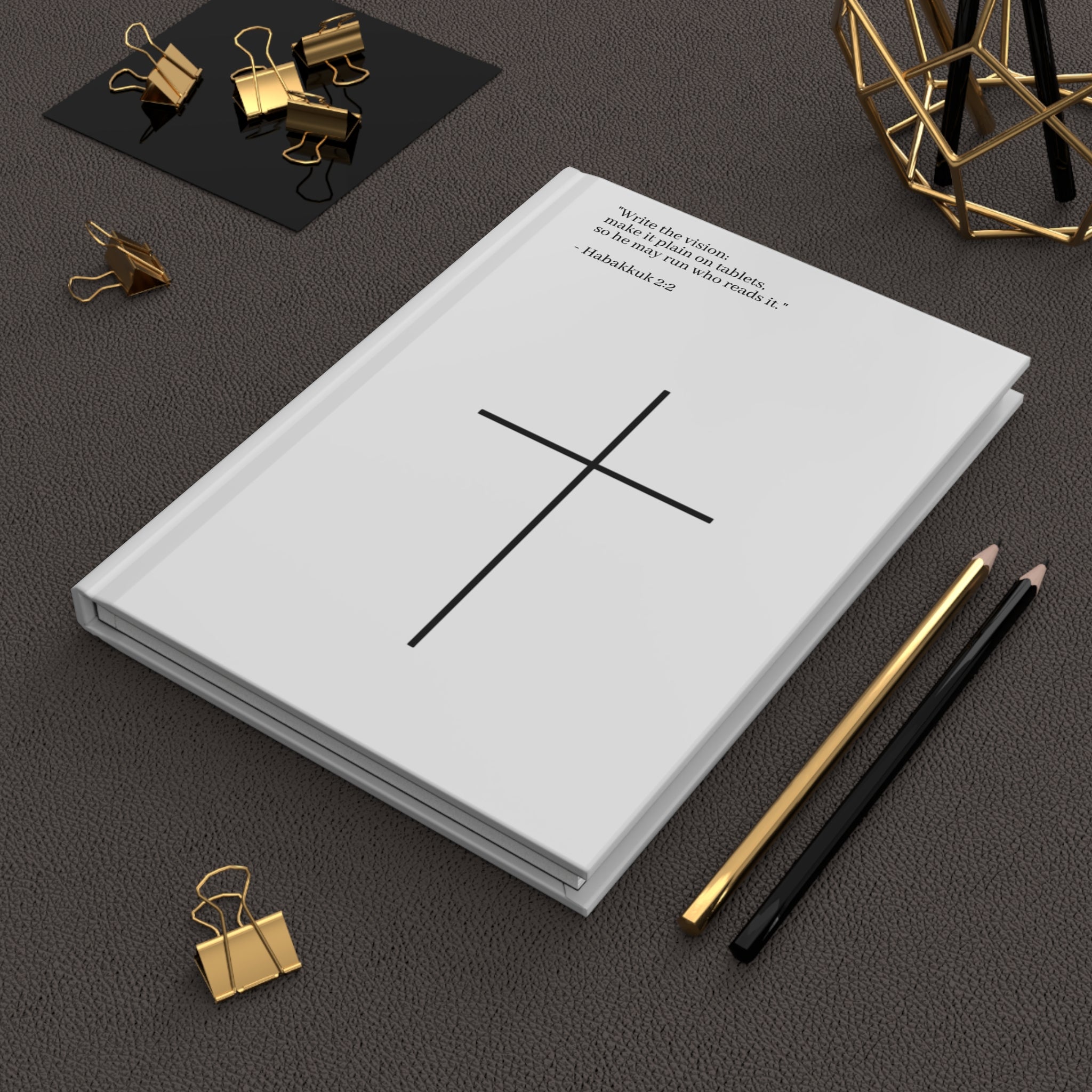 Christian Devotional Journal — Hardcover Matte Prayer & Scripture Notebook