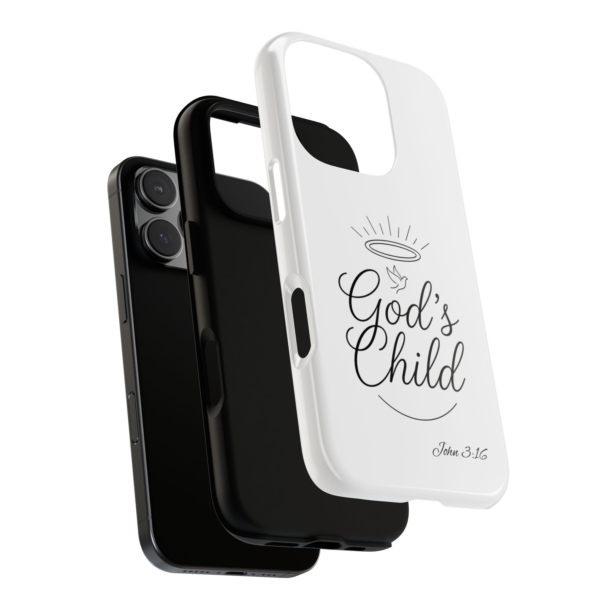 God’s Child Phone Case — Christian Scripture John 3:16 Religious iPhone Case