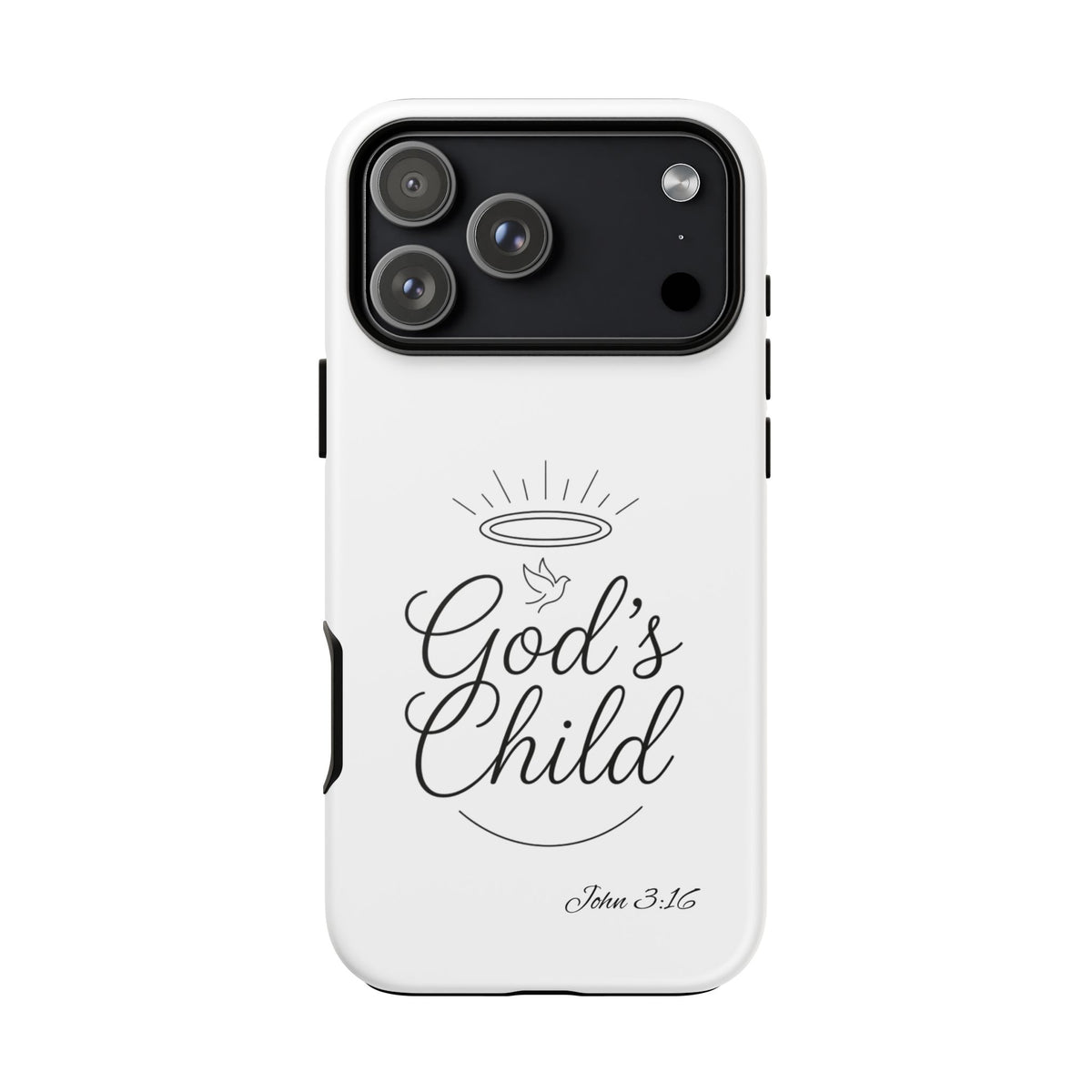 God’s Child Phone Case — Christian Scripture John 3:16 Religious iPhone Case
