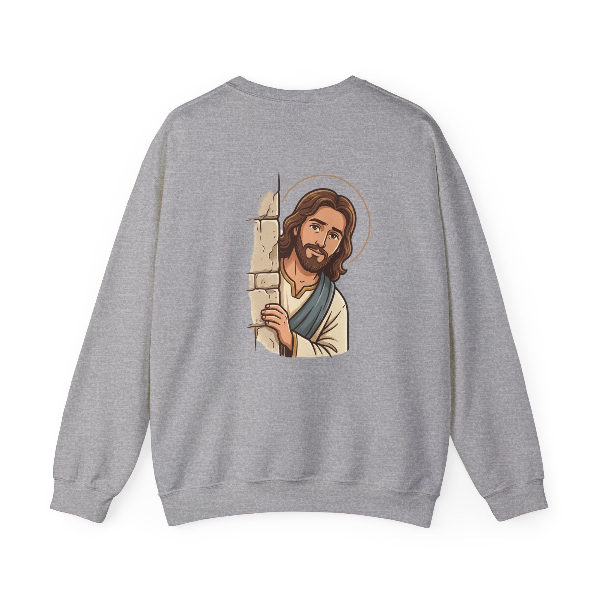 'Would Jesus Do That?' Crewneck Sweatshirt - Minimal Christian Message Pullover