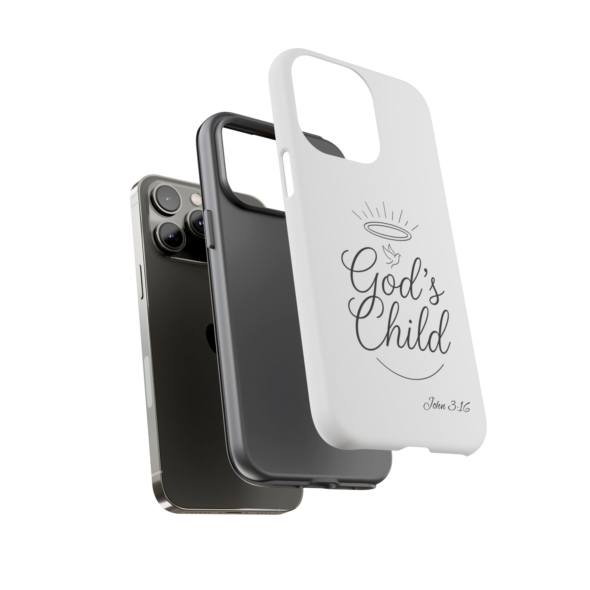 God’s Child Phone Case — Christian Scripture John 3:16 Religious iPhone Case