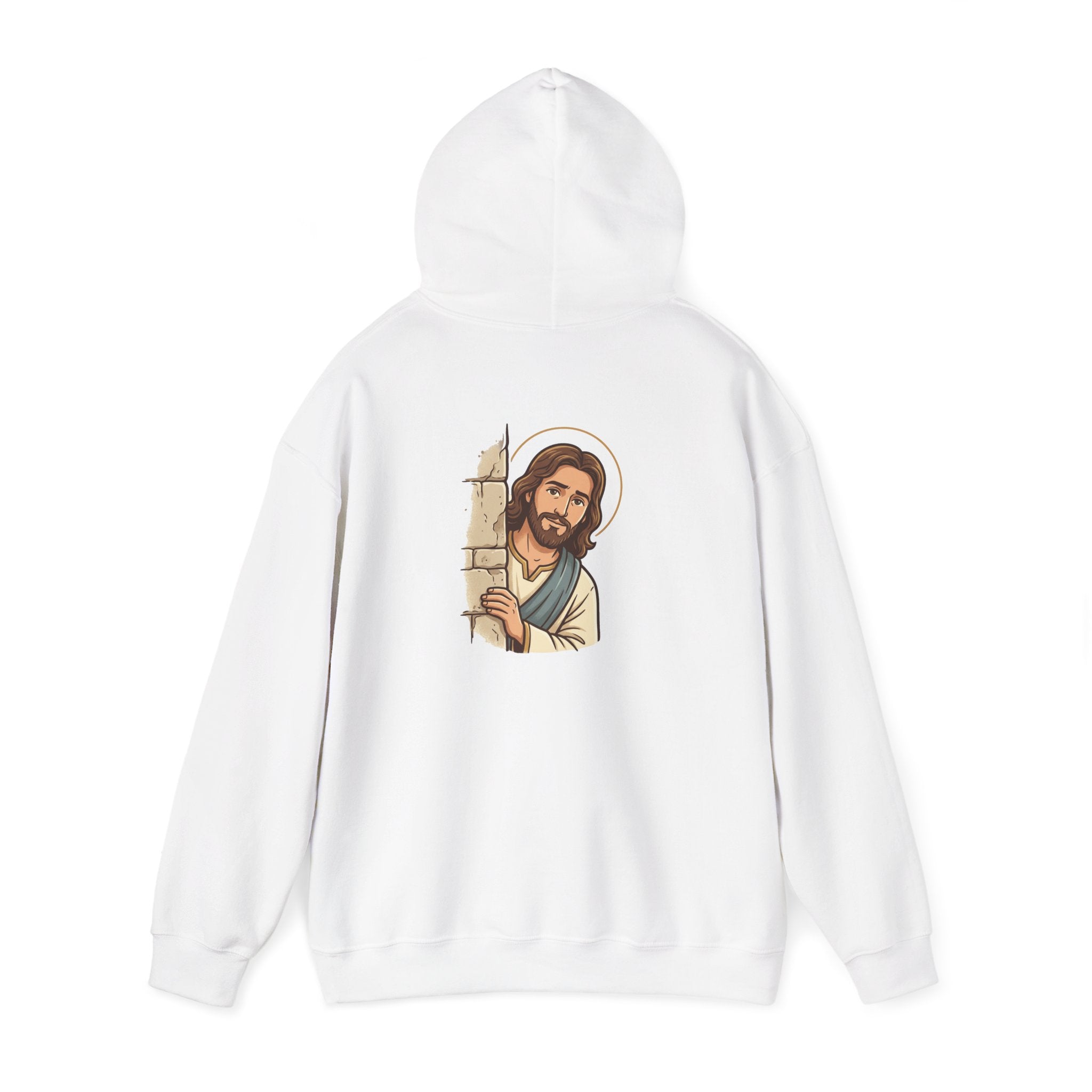 Would Jesus Do That? Hoodie — Minimal Faith Statement Pullover