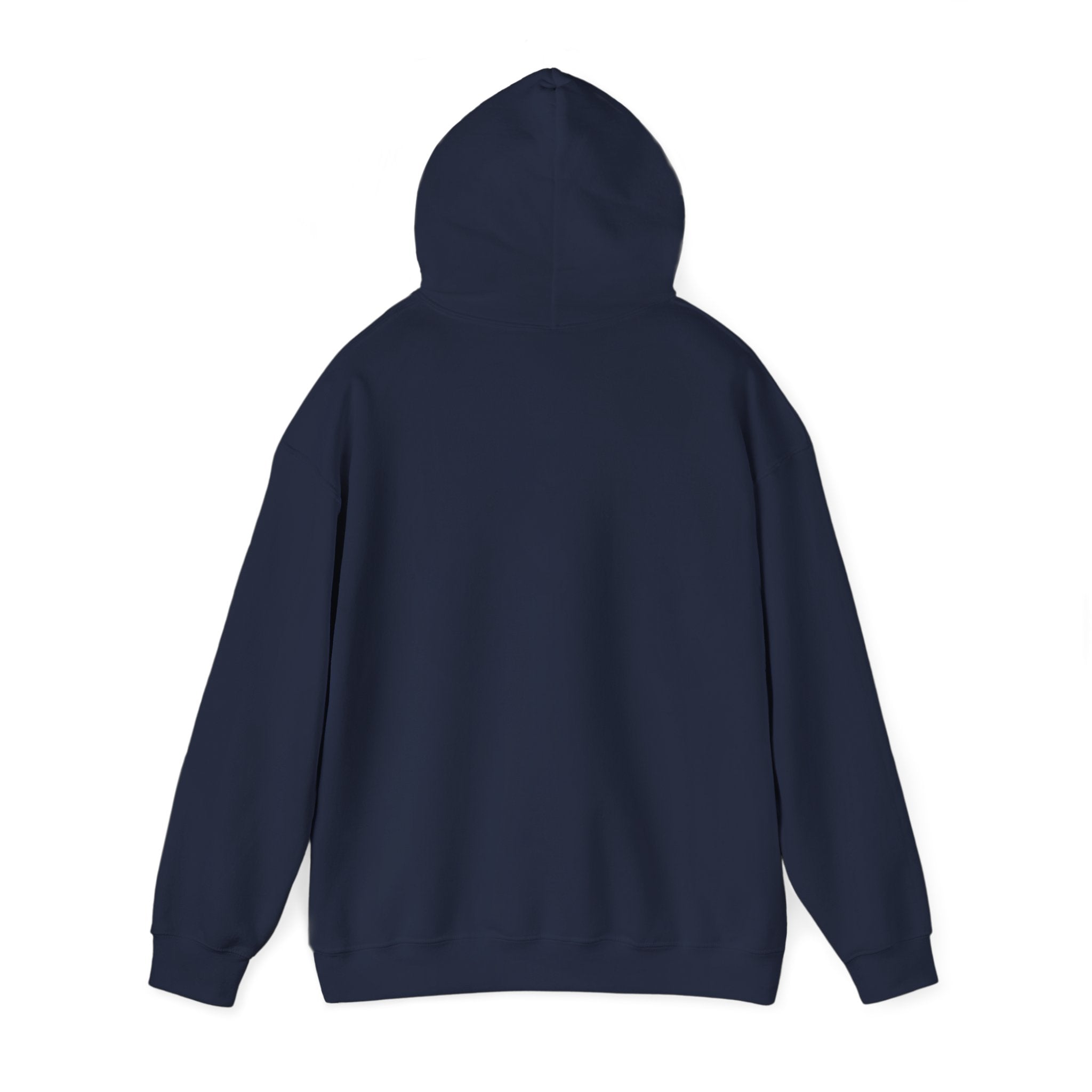 Cross Minimalist Hoodie — Small Chest Cross Religious Pullover