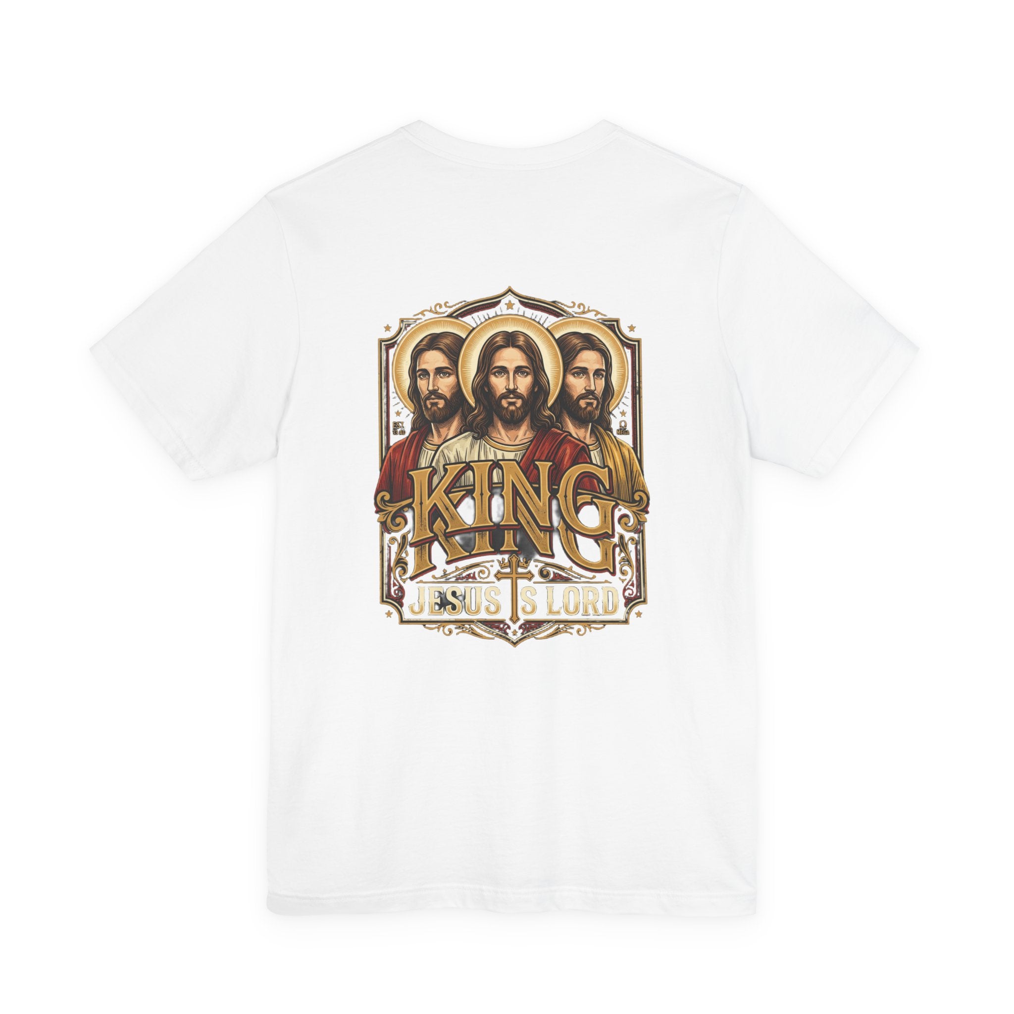 Minimal Cross Tee – Small Chest Christian Cross T‑Shirt